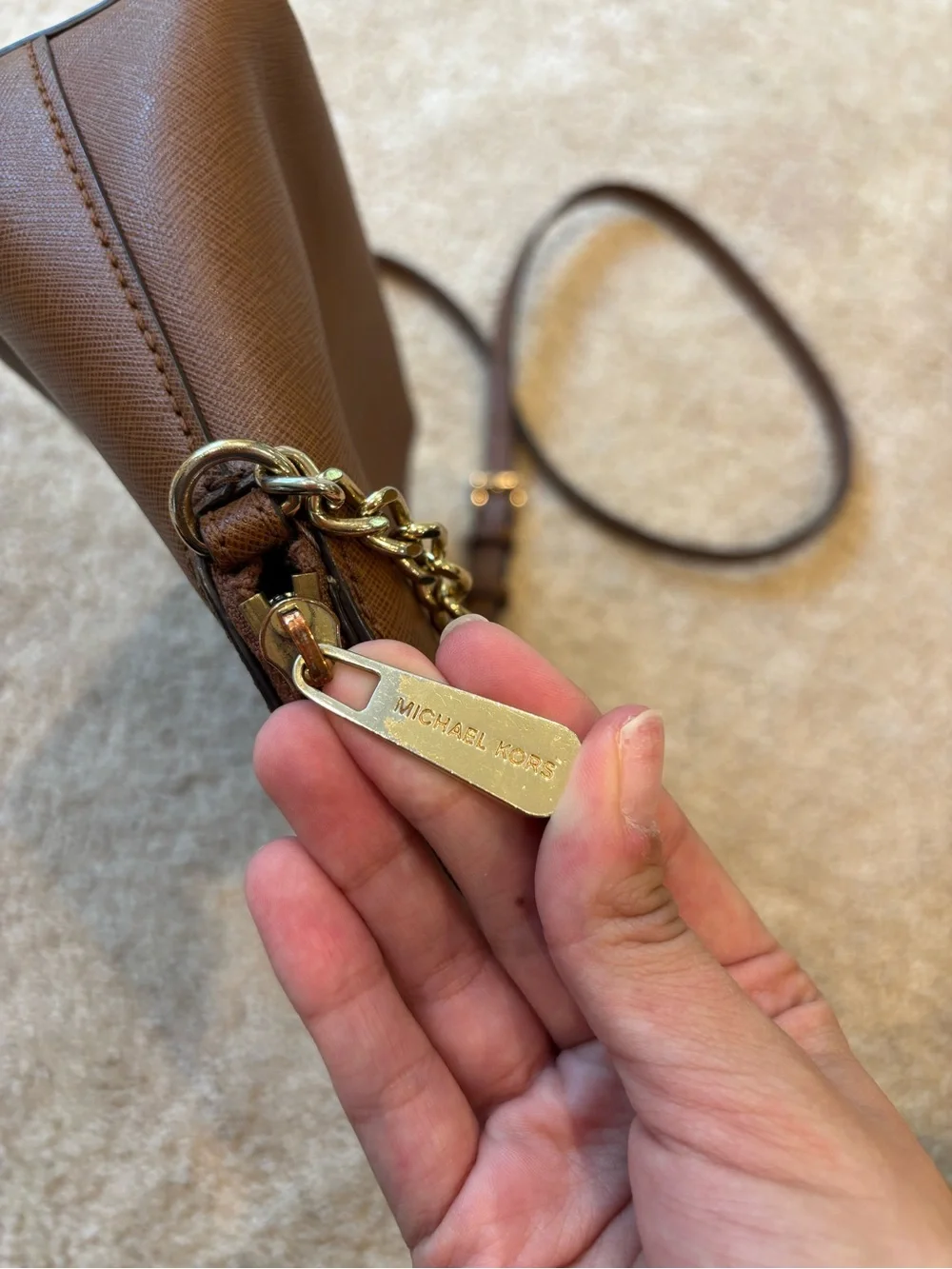 Michael Kors structured saffiano